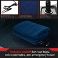 thumbnail image 2 of Stalwart 12V Electric Heated Blanket for Car, Truck, or RV (Navy), 2 of 8