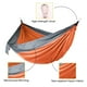 thumbnail image 5 of Hamaca para acampar hamaca doble para 2 personas hamacas al aire libre portátiles para caminar mochilero de viaje patio trasero, 5 of 5