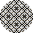thumbnail image 1 of Ahgly Company Machine Washable Indoor Round Transitional Platinum Gray Area Rugs, 6' Round, 1 of 7