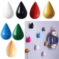 thumbnail image 3 of Colgador de pared WaterDrop Puerta Sombrero  Soporte L De Gloria Colgador de gancho de resina para gotas de agua, 3 of 9