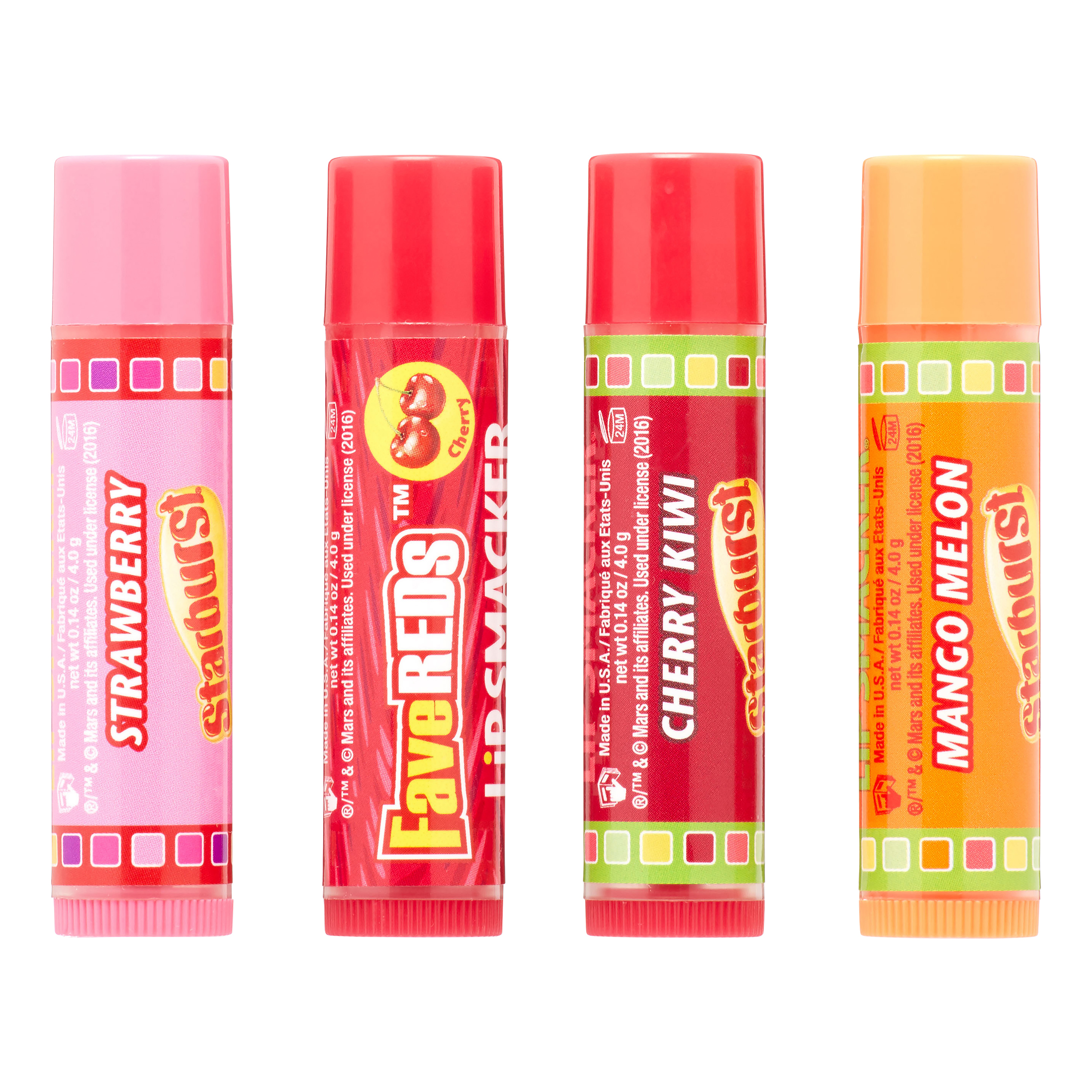 Lip Smacker Starburst 4 Piece Holiday Lip Balm Tin Walmart Com Walmart Com