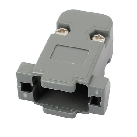 D-sub Connector Housing - DB9 Serial Port D-Sub Connector Kit Cover Housing Assembly Shell Plastic Hood