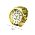 thumbnail image 6 of Ziurtnc Ring Watches Men Women Elastic Finger Watches Clear Round Dial Quartz Ring Watches for Valentine's Day, 6 of 8