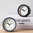 thumbnail image 2 of Reloj de pared de cuarzo silencioso que no hace tictac, relojes de pared decorativos redondos modernos con pilas para sala de estar, hogar, oficina y escuela BANYUO Electrónica, 2 of 3