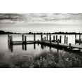 thumbnail image 2 of Hausenflock, Alan 14x11 White Modern Wood Framed Museum Art Print Titled - Lonely Dock I, 2 of 4