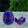 thumbnail image 2 of Cristal Articulado Impreso En 3D En Forma De Huevo Con Huevo, Juguetes De Escritorio Ejecutivo Para El Hogar, 11 Cm, 2 of 7