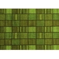 thumbnail image 1 of Ahgly Company Indoor Rectangle Checkered Green Modern Area Rugs, 7' x 9', 1 of 4