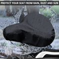 thumbnail image 5 of 2 paquetes： Funda impermeable para la lluvia del asiento de la bicicleta con cordón, resistente a la lluvia y al polvo brillar Electrónica, 5 of 5