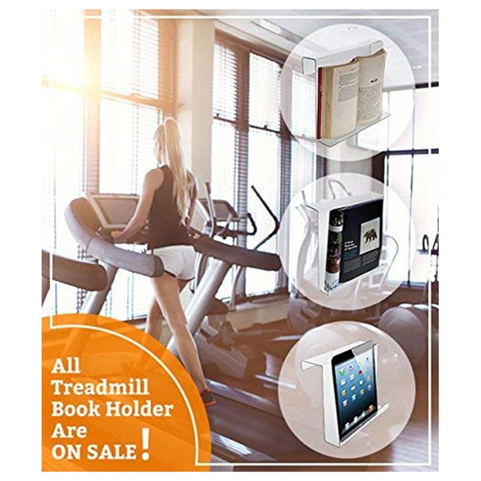 treadmill reading rack