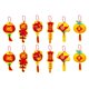 thumbnail image 3 of 12 Piezas de colgantes de Decoración de Año Nuevo Chino Sunnimix Estilo Bonsái E, 3 of 6