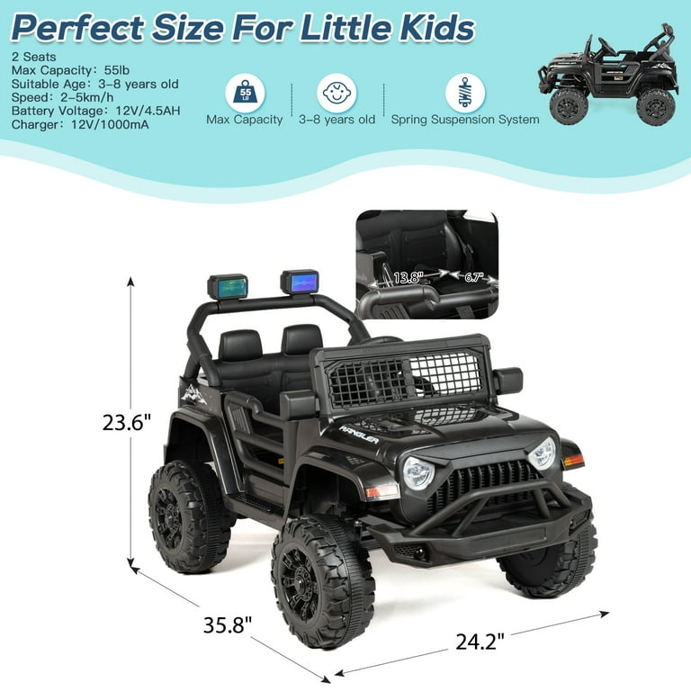 Jeep Motorised Car For Year Old Power Wheels Jeep Wrangler Gray