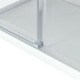 thumbnail image 3 of Dreamwerks Bristol 48 in. W x 32 in. D x 79.2 in. H, 5/16 Rectangular Shower Kit in Brushed Nickel with Door, Base and Walls, 3 of 9
