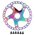 thumbnail image 2 of 6 Nail Bike Floating Rotor,Bike High Hardness Floating Rotor Colorful 6 Nails Mountain Bike Disc Brake Rotor, 2 of 8