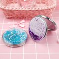 thumbnail image 4 of Magnifying Compact Cosmetic Mirror-deweisn Elegant Compact Pocket Makeup Mirror  Handheld Travel Folding Makeup Mirror, 4 of 5