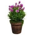 thumbnail image 1 of Bonsai de Flores Artificiales Monstrate Maceta de Plástico Color Morado 26cm, 1 of 6