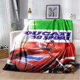 thumbnail image 1 of Ducati-manta ligera con patrón de motocicleta para niños, manta cálida para sala de estar, dormitorio, regalo, 1 of 4