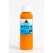 Palm Oil Red Extra Virgin Unrefined Organic Carrier Cold Pressed Pure 2 Oz