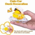 thumbnail image 4 of Car Dashboard Decorations Rubber Duck Car Ornaments With Cool Accessories Mini S, 4 of 6