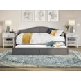 thumbnail image 4 of AFI Acadia Twin Wood Daybed with Twin Size Trundle in Grey, 4 of 5