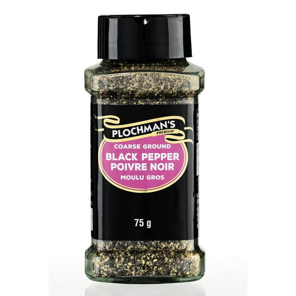 Plochman's Coarse Ground Black Pepper, Volume/Quantity - 75g