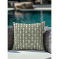thumbnail image 4 of Outdoor Pillows Waterproof, Sage Green Arrows Bedding Throw Pillows with Insert for Couch Sofa Bed, Modern Abstract Art Ethnic Tribal 16x16 Inch Pillowcases Decorative Camping Patio Pillow Set of 1, 4 of 8
