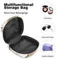thumbnail image 4 of 1Pc Cute Period Bag Menstrual Cup Pouch, Large Storage Bag Sanitary Purse for Sanitary Napkin Pads, Bird in Spring Cherry Blossom Pads Organizer for Girls Women, 4 of 6