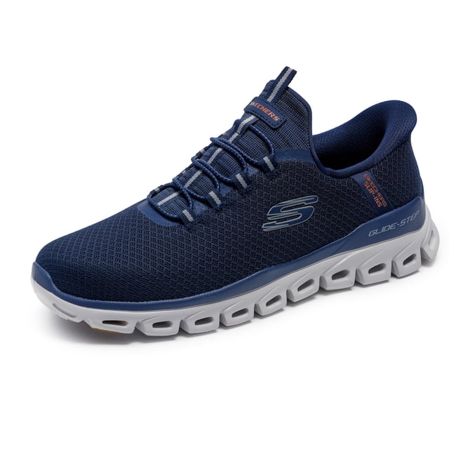 Zapatillas Slip-On Skechers Glide-Step Noxus para Hombre Azul Marino Talla 11.5
