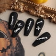 thumbnail image 5 of Nail Sticker Horror Pattern Strong Stickiness Non-Fading Self Adhesive Removable Decorative PVC Halloween Style DIY Nail Art Stickers Ornament Nail Supplies, 5 of 5