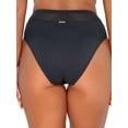 thumbnail image 2 of Sunsets Swimwear Slate Seagrass Texture Annie High Waist Bottom, 2 of 5