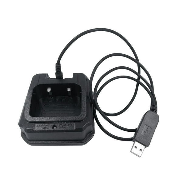 Reemplazo para Baofeng UV-XR UV-9R Plus A58 BF-9700 Radio USB Li-ion Radio Cargador de batería Entrada 5V 1A seitruly TX1516-00