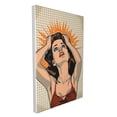 thumbnail image 2 of 16x24 inch Oil Painting&nbsp;Wall Art A Shocked Woman,Indoor Bedroom,Lounge,Bathroom Wall Art Decor Poster Prints,Funny Shocked Woman Modern Style Paintings Canvas,Gift For Woman,Woman Cave,Tavern, 2 of 6