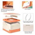thumbnail image 3 of Orinal Portátil Plegable Para Niños Baño Viajero Púrpura, 3 of 7