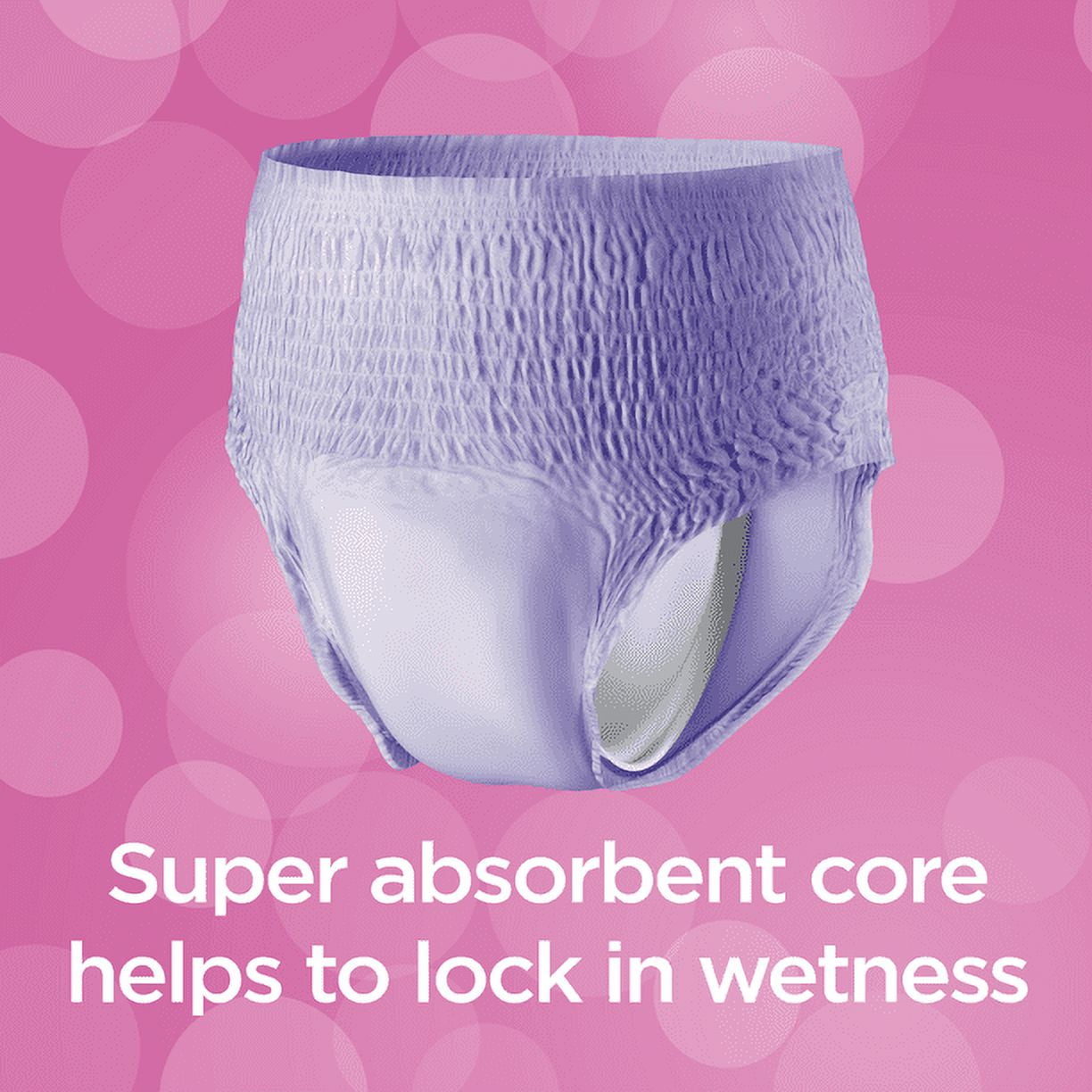 Assurance Incontinence & Postpartum Underwear for Women, Maximum Absorbency, L, 72 Count