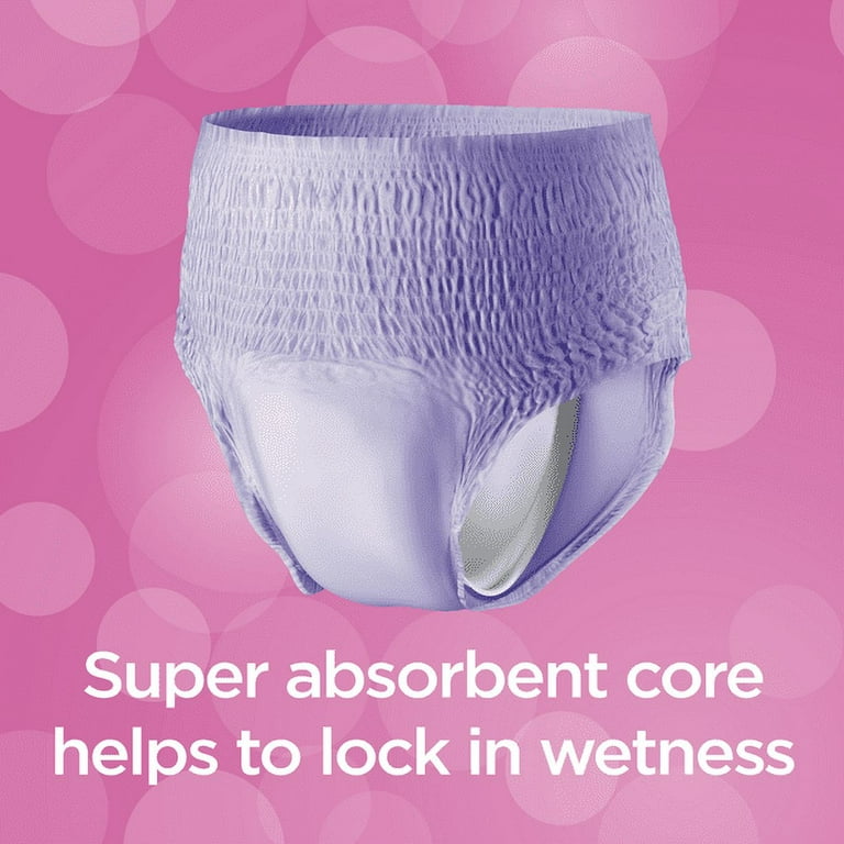 54 Count Assurance Incontinence& Disposable Underwear For Women Adult  Diaper L