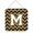 Navy Blue, variant on Letter M Chevron Black & Gold Wall or Door Hanging Prints, 6 x 0.02 x 6 in.