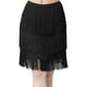 thumbnail image 4 of Falda de baile latino de moda, vestido suave y cómodo para mujer, ropa de baile para samba y tango. Negro Medio, 4 of 7