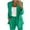 Green, variant on Lady 2 Piece Outfit Sets Casual Oversized New Trendy Women Blazer Suit Set Solid Color Dressy Casual Long Sleeve Cardigan Coat with Long Pants Outfits Green 4XL