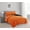 Orange & Black, variant on All Season Down Alternative Reversible 3-Piece Comforter Bedding Set