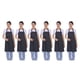 thumbnail image 1 of Delantal negro, delantal impermeable de 6 piezas Delantal de cocina ligero Delantal de PVC Diseñado con precisión Jadeshay A, 1 of 8