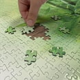 thumbnail image 4 of Ambesonne East Jigsaw Puzzle, Spa Themed Trees and Blurs, Heirloom-Quality Fun Activity for Family Durable Cardboard, 1000 pcs, Pale Yellow Green, 4 of 5