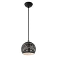 thumbnail image 3 of 49541-04 Livex Lighting Chantily - 1 Light Pendant in Bohemian Style - 8 Inches wide by 13 Inches high-Black Finish    -Traditional Installation, 3 of 8