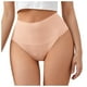 thumbnail image 1 of Braguitas tanga de cintura alta para mujer - Nylon spandex ligero, diseño de corte alto, cómodas para el uso diario, 1 of 4