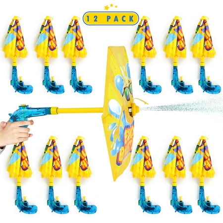 Toyrifik Emoji Umbrella Water Guns - Water Soaker Blaster Toy Gun Party Favors for Pool and Beach Parties for Adults and Children - 1 Dozen