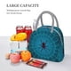thumbnail image 5 of Balery Spider And Cobweb Bolsa de Almuerzo para Mujeres, Caja de Almuerzo, Bolsa de Almuerzo Pequeña Impermeable, Tote de Almuerzo Reutilizable con Gran Capacidad, 5 of 6