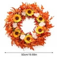 Lseongtty Summer Door Wreath Wreaths Fall Hanging Plant Artificial