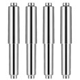 thumbnail image 2 of Toilet Paper Holder Roller Replacement Chrome Plated Abs Kitchen Tissue Holder Silver Adjustable 4Pcs, 2 of 5