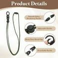 thumbnail image 3 of Uxcell Neck Lanyard, Breakaway Badge Lanyard with Detachable Buckle Green, 3 of 7