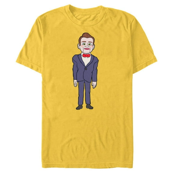 Disney Pixar Toy Story 4 Antique Store Dummy T-Shirt- Short Sleeve Blended T-Shirt for Adults - Customized-Yellow