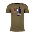 thumbnail image 2 of Red White and Brew, Wine T-shirts, Funny Fourth of July shirts for Men - Olive Drab MH200PATRIOT S9 S, 2 of 3