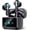 Black, variant on Earbuds with Screen, 5.4 Headphones, ANC/ENC Noise Cancelling, 48H HiFi Stereo Ear Buds with 5 EQ Modes, Transparency Mode, IPX7 Earphones, Black